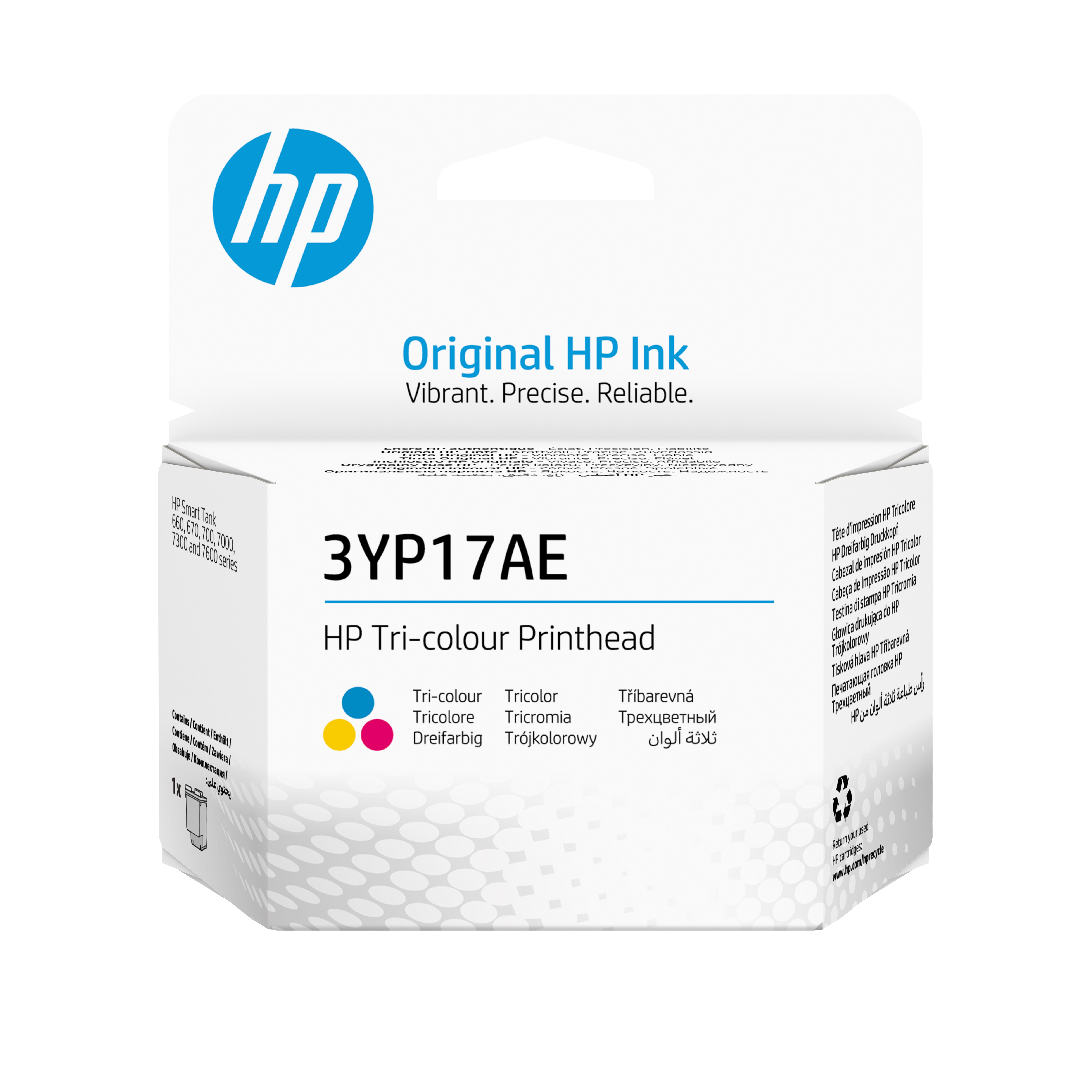 HP - trefarvet - printhoved