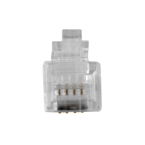 RJ10 (4P/4C) modulaire connector for flat cable