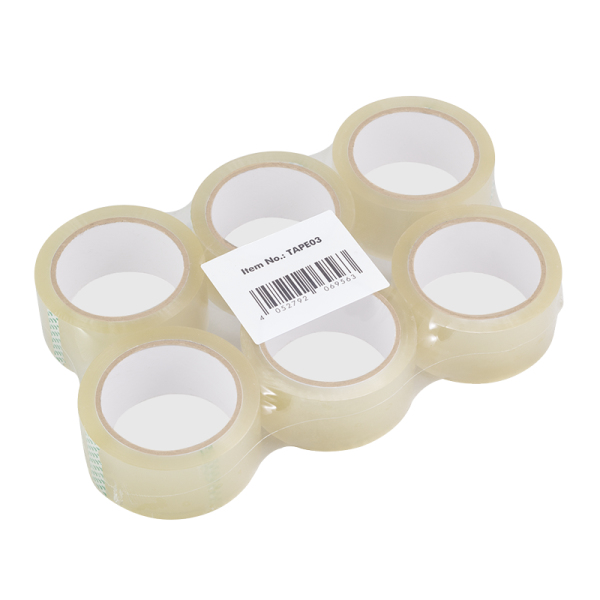 Adhesive tape, transparent OPP tape, 40mic, low noise