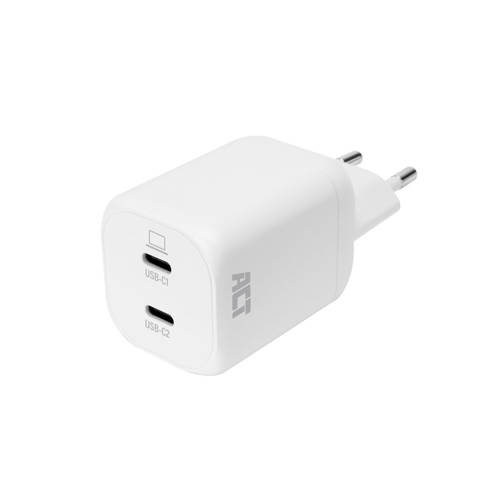 USB-C Charger 100W 2-port with Power Delivery 3.2, PPS, AVS, QuickCharge and GaNFast