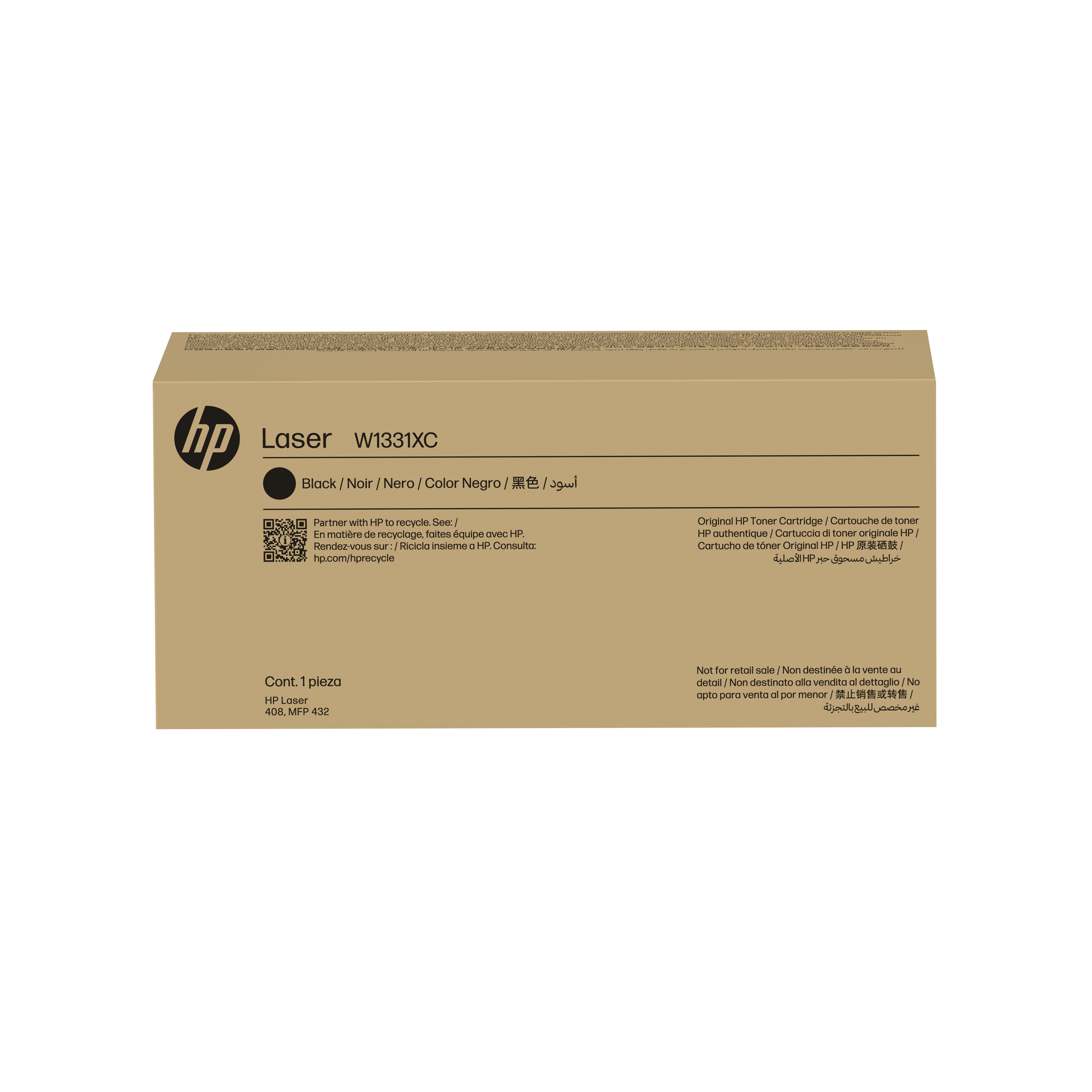 HP 331X - Højtydende - sort - original