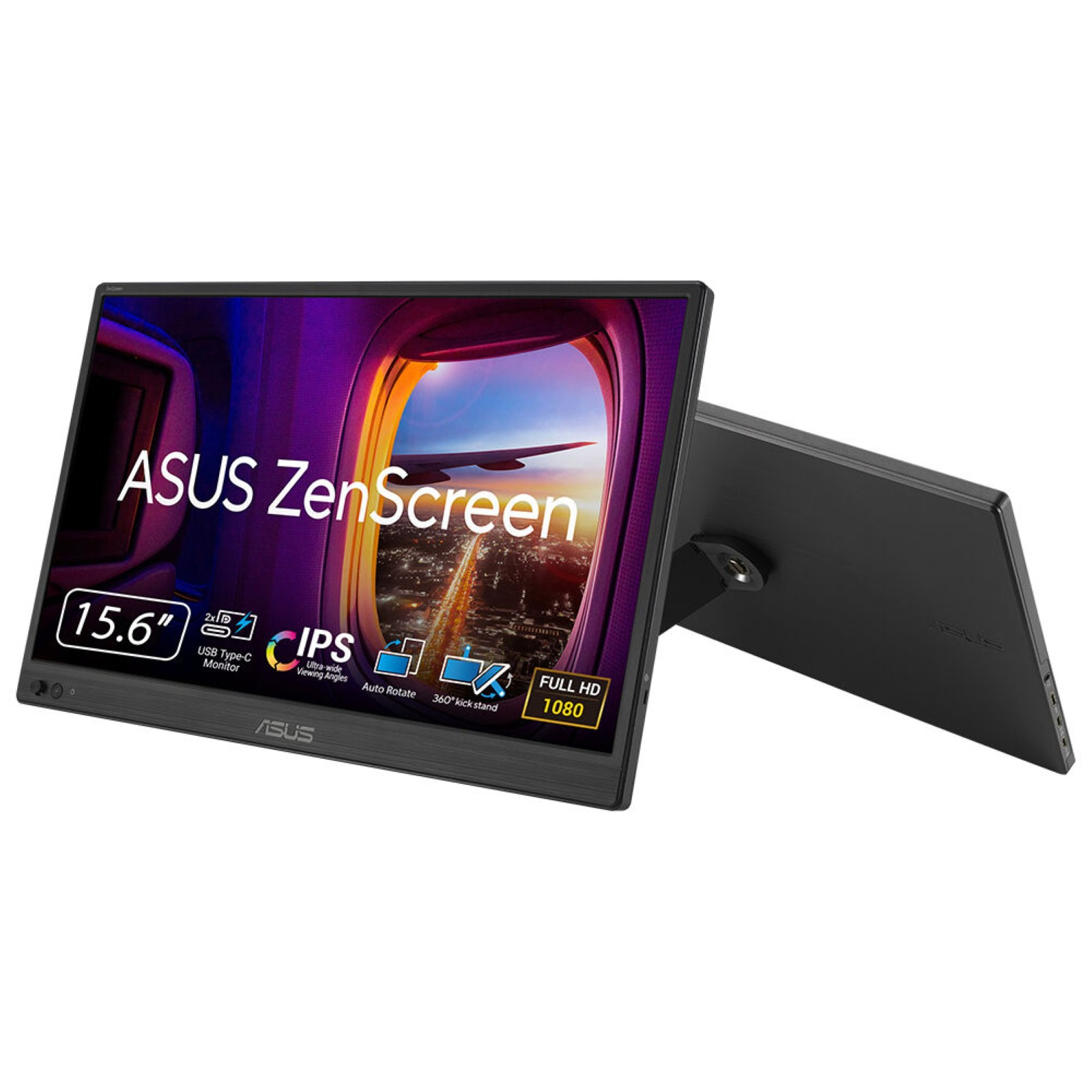 ASUS ZenScreen MB169CK skærm - LED bag