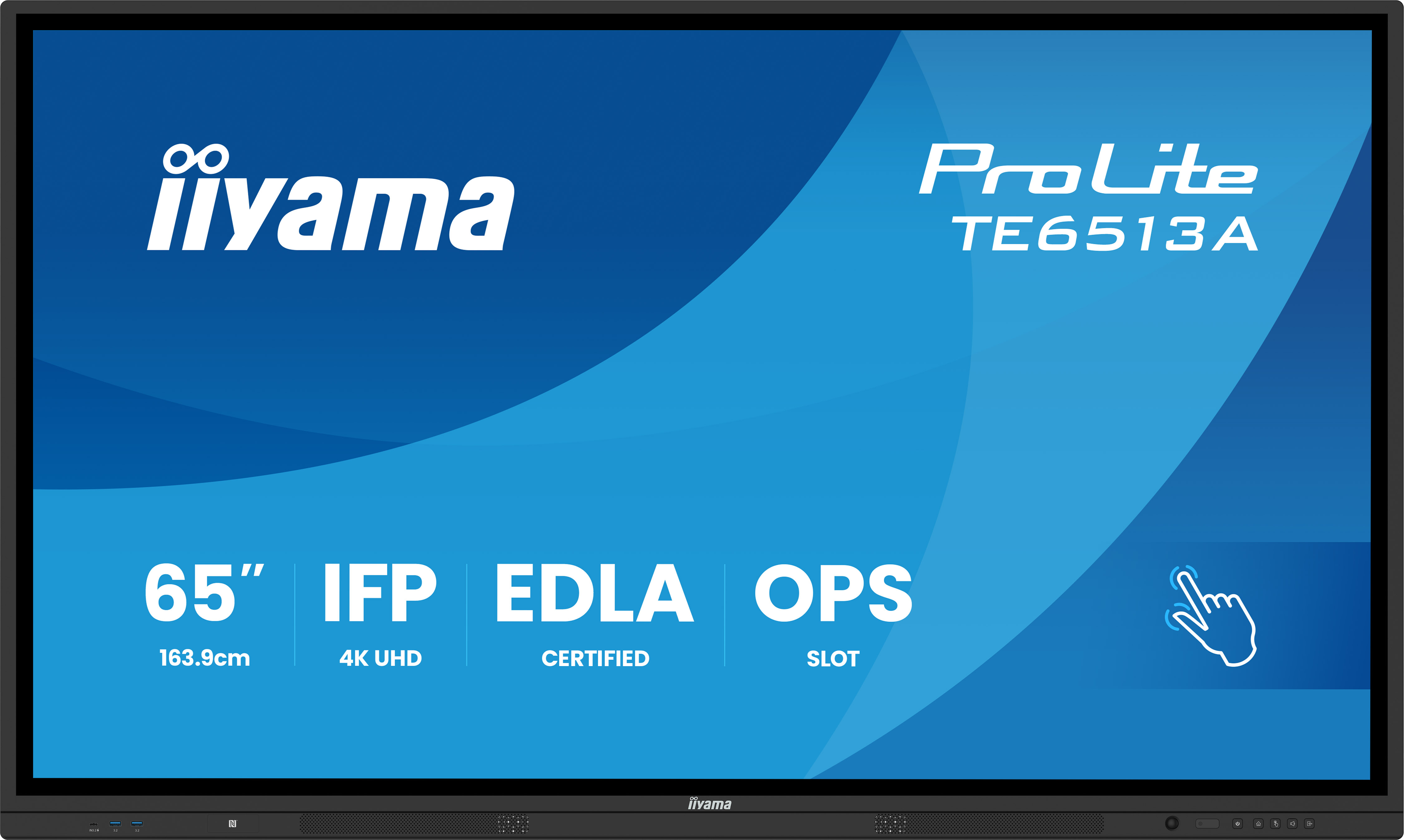 iiyama 65"UHD  IR 40P Touch AG with  Interactive Android OS