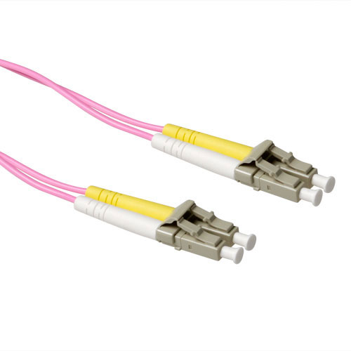 7 meter LSZH Multimode 50/125 OM4 fiber patch cable duplex with LC connectors