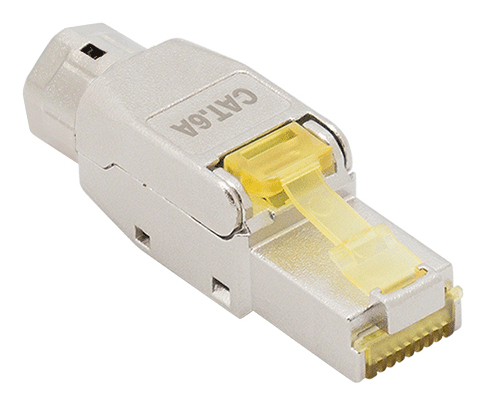 Field assembly Cat.8.1 RJ45 plug, shielded, extra short