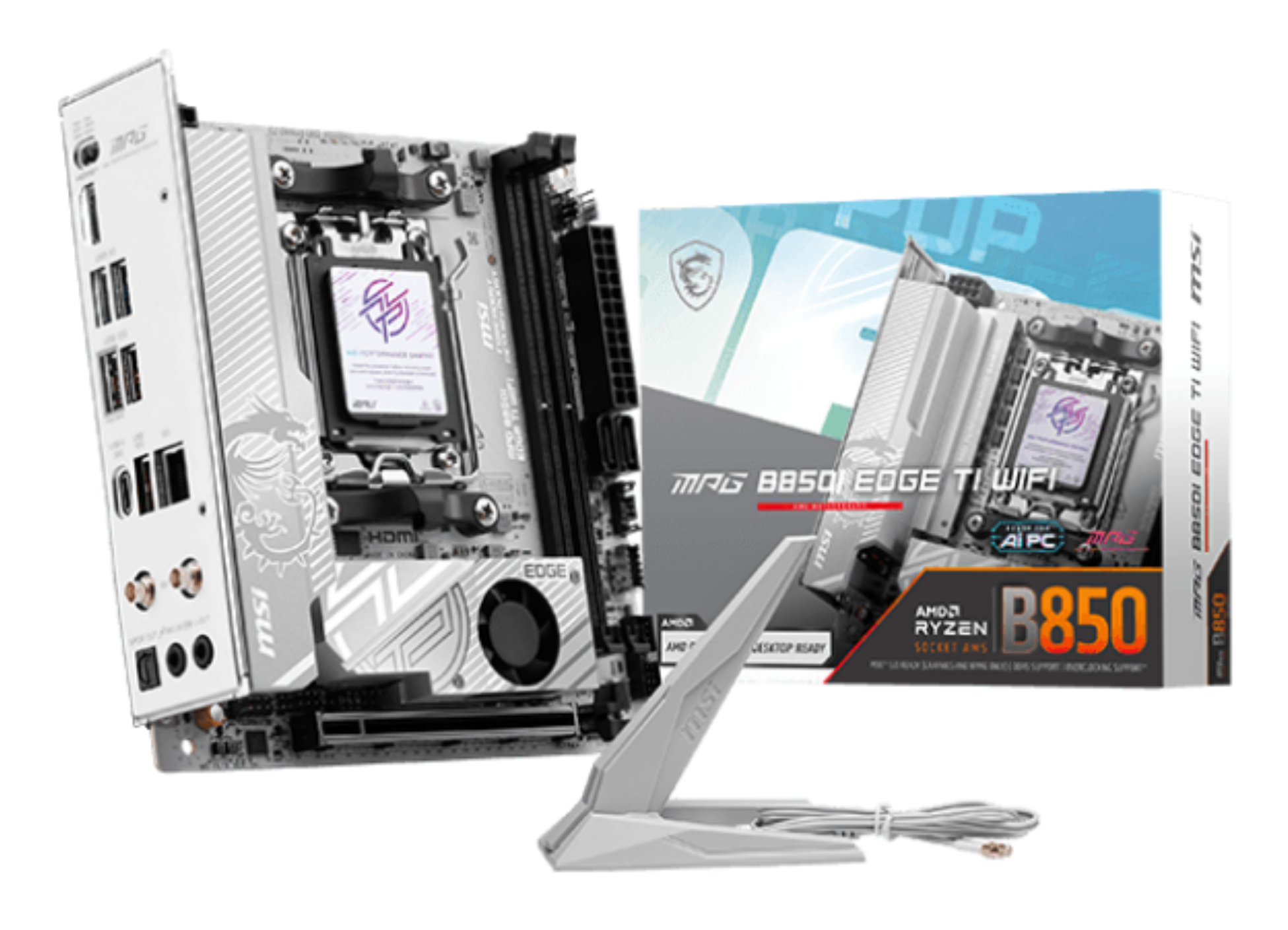 MSI MPG B850I EDGE TI WIFI Mini ITX Socket AM5 AMD B850