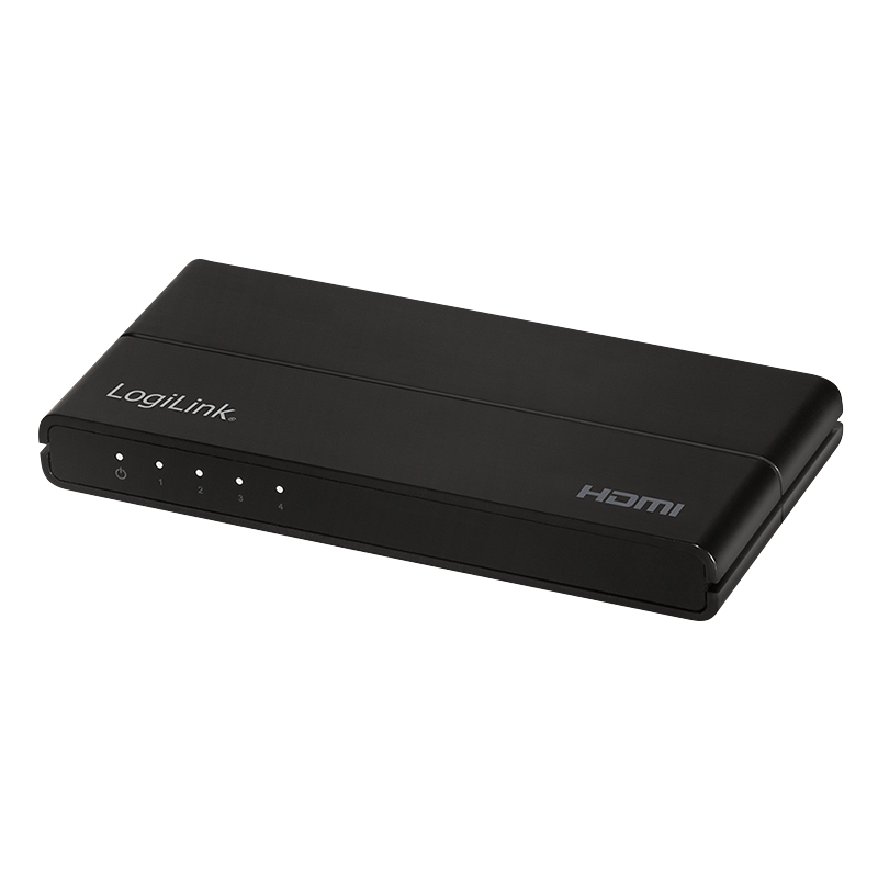 Logilink HDMI splitter, 1x4-Port, 4K/60 Hz, HDCP, HDR, CEC, downscaler