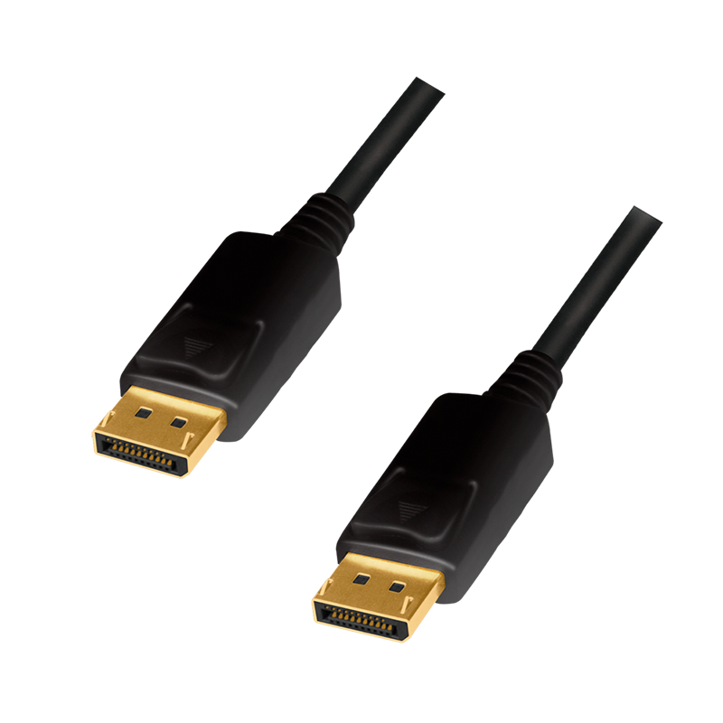 Logilink DisplayPort-Kabel.DP/M zu DP/M.4K/60Hz.CCS.Black.5m