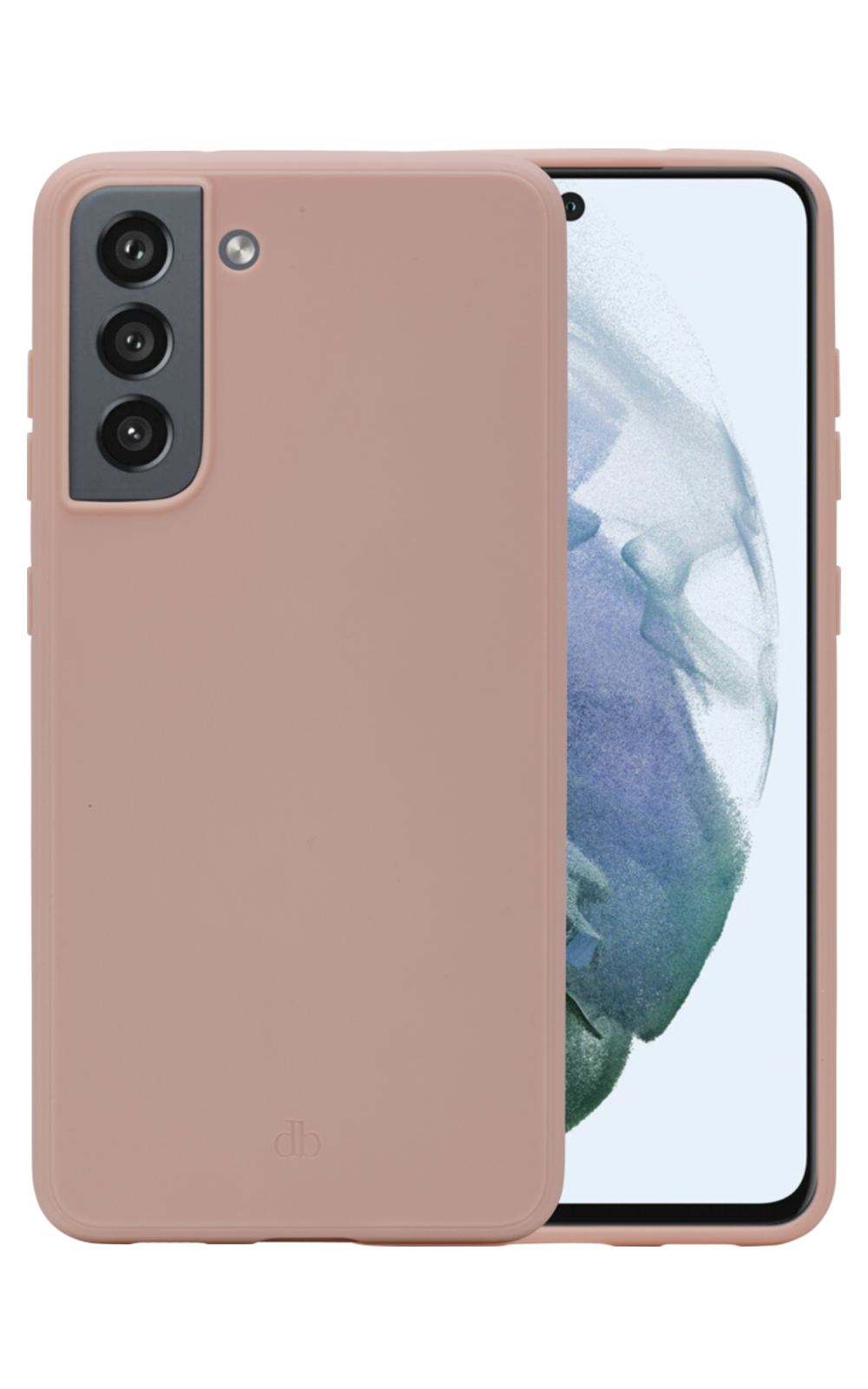 dbramante1928 Greenland - Hintere Abdeckung fr Mobiltelefon - 100 % recycelter Kunststoff - rosa sandfarben