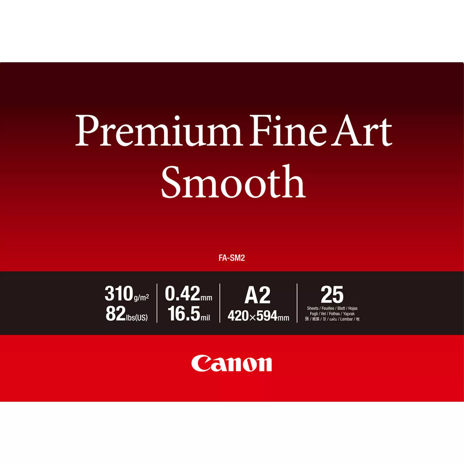 Canon Premium Fine Art FA-SM2 Fotopapir A2 (420 x 594 mm) 25ark