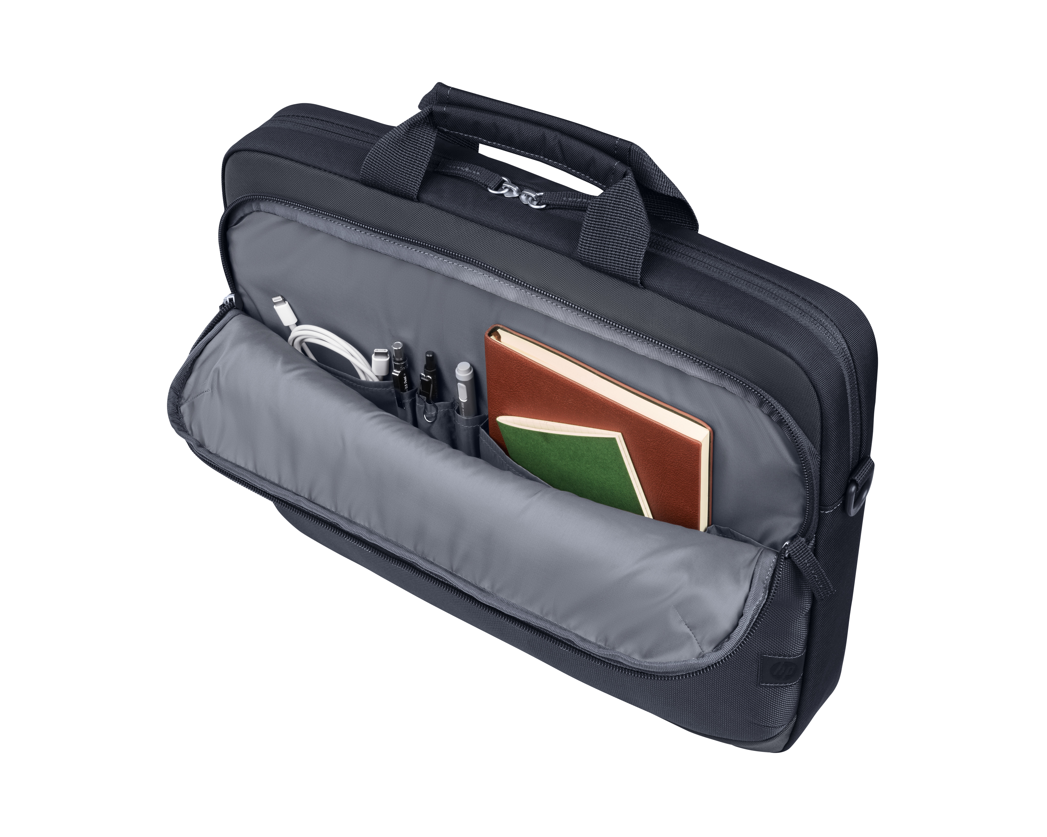HP Everyday Bæretaske til notebook 16.1 Polyester 100 % genbrugt papir 60 % post-forbruger genbrugt plastik EPE skum Grå