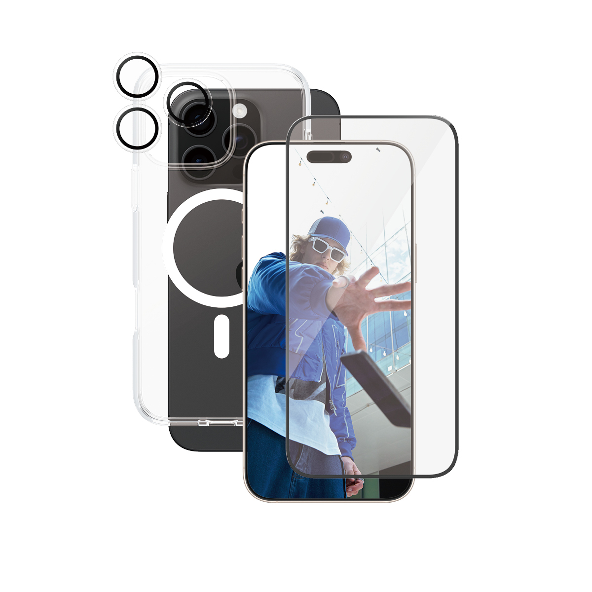 CARE by PanzerGlass Beskyttelsescover Gennemsigtig Apple iPhone 16 Pro Max