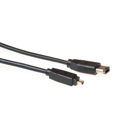 Firewire IEEE1394 connection cable 6-pin male - 4-pin male 4,50 m