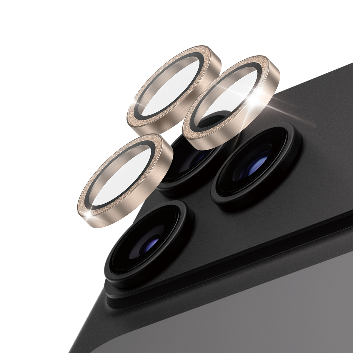 PanzerGlass Hoops Camera Lens Protector Glitter Gold iPhone 18 Pro | 18 Pro Max