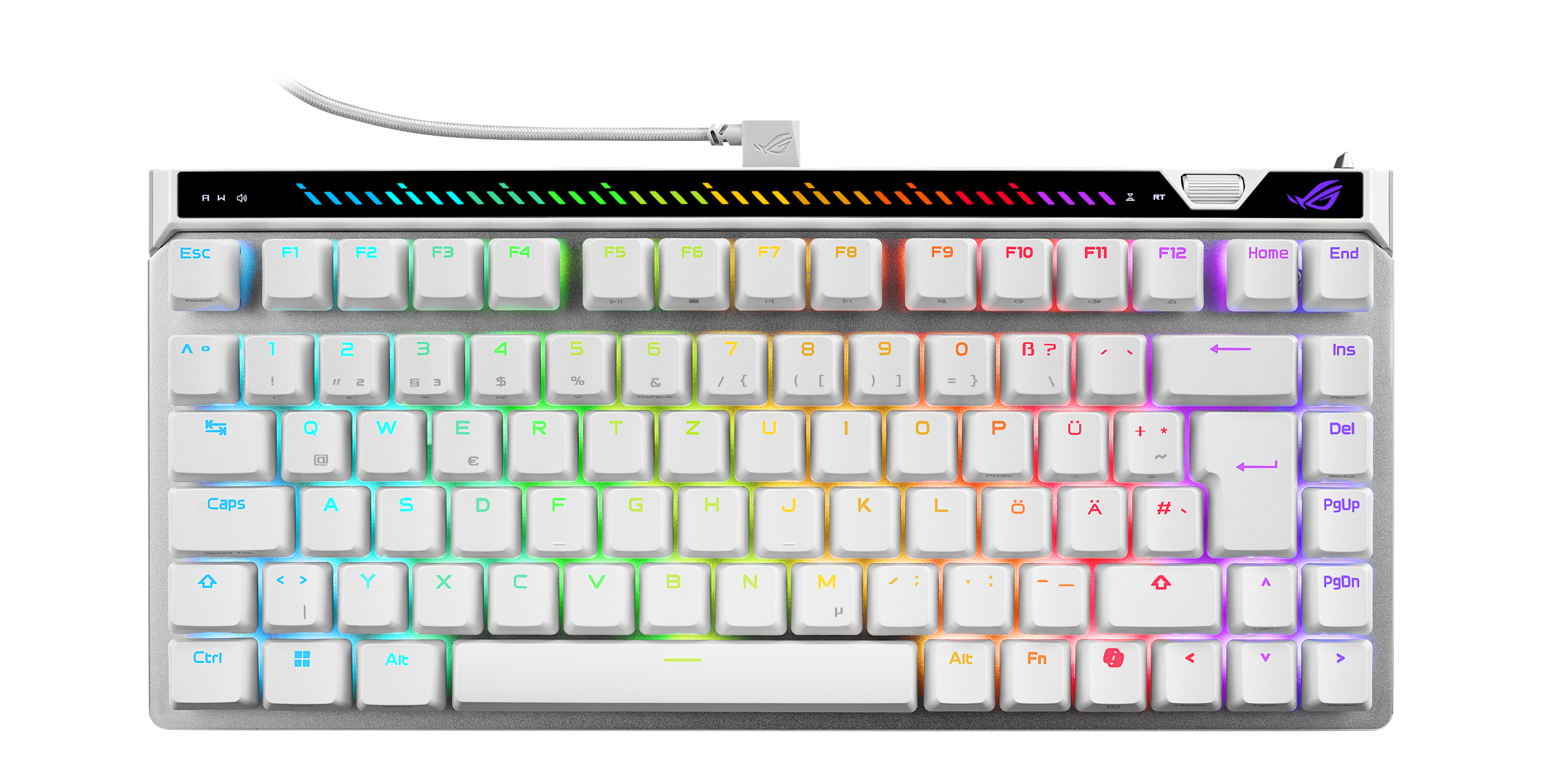 Asus ROG Falchion Ace 75 HE (weiss, DE-Layout, ROG HFX V2)