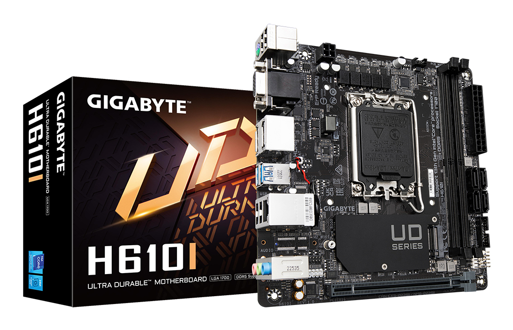 Gigabyte H610I Mini ITX LGA1700 sokkel Intel H610