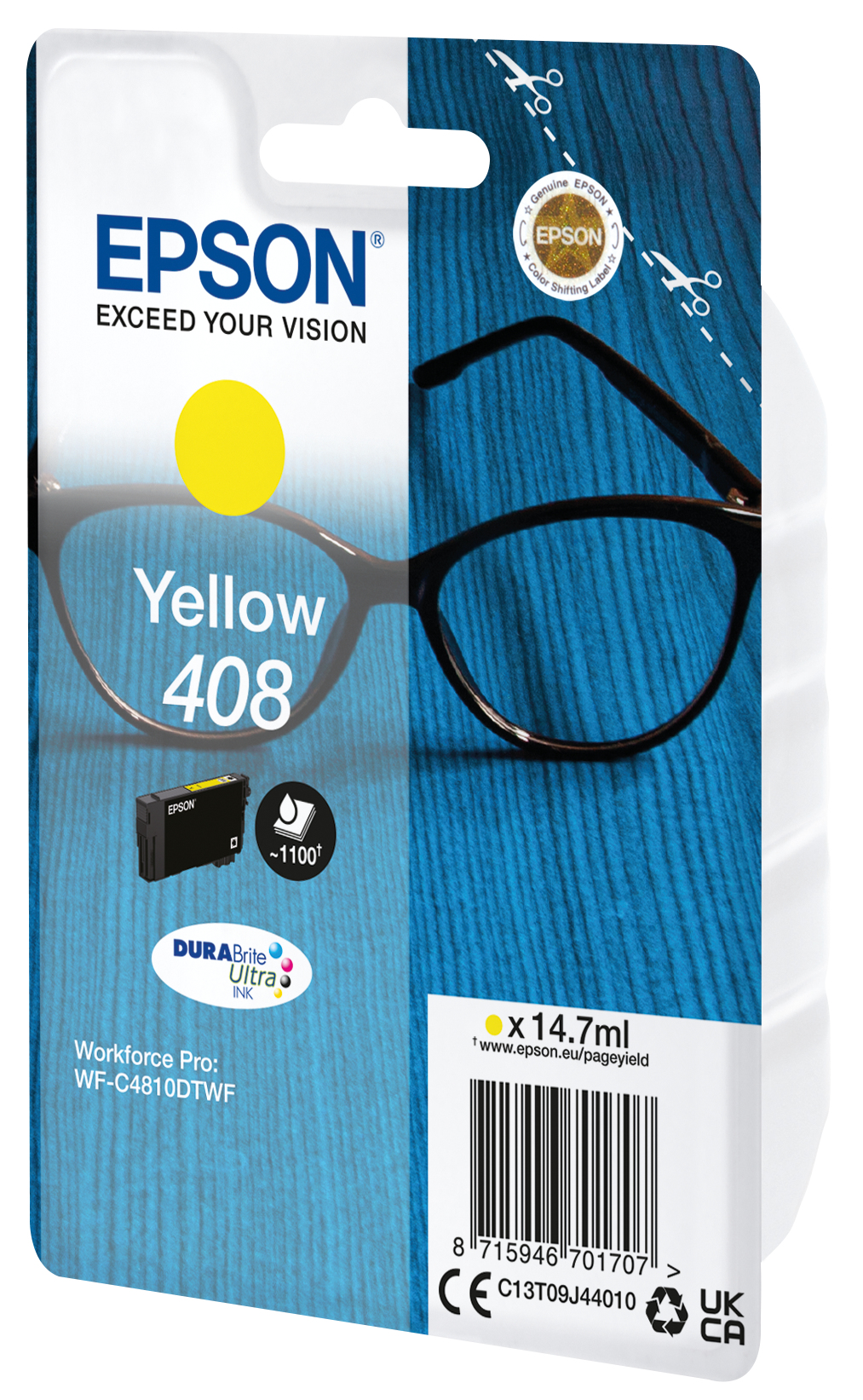 EPSON Tinte gelb 14.7ml WF C4x10x