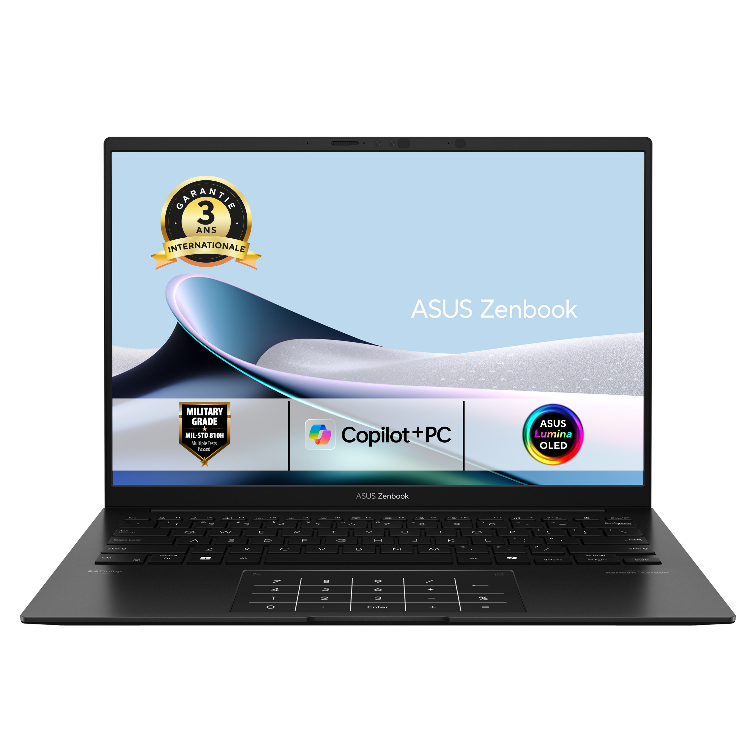 ASUS Zenbook 14 OLED UM3406KA-QD317X R5 AI 340/16GB/512GBSSD/W11 Pro AZERTY French-Layout