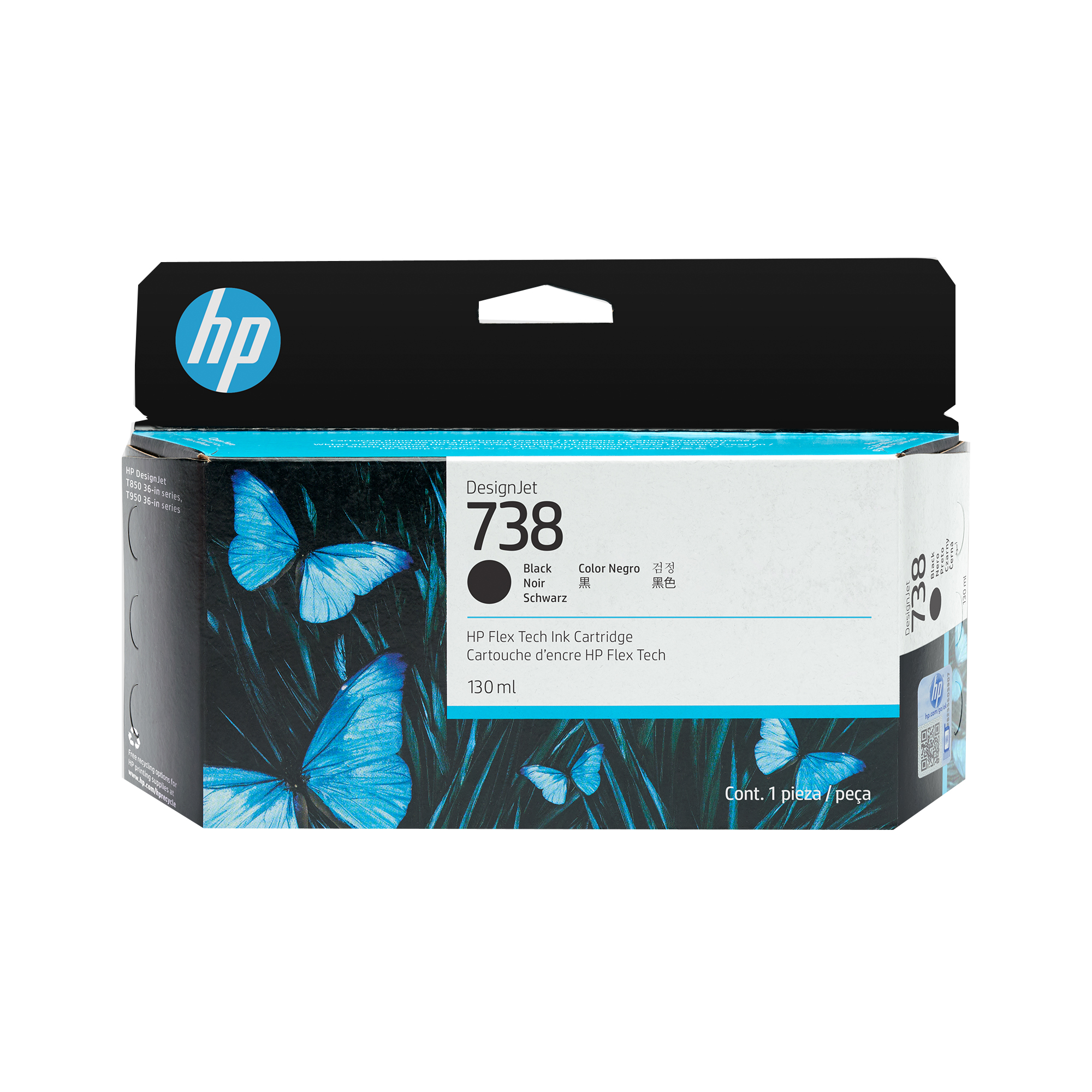 HP 738 - sort - original - DesignJet -
