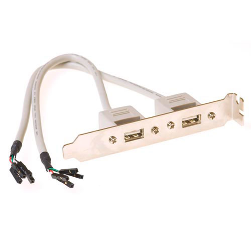USB 2.0 Bracket cable adapter