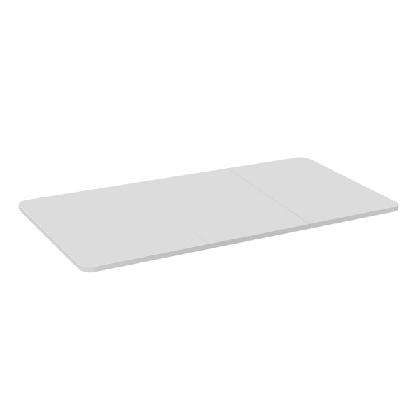 Table Top, 3-piece partioned, 1200x600mm, white
