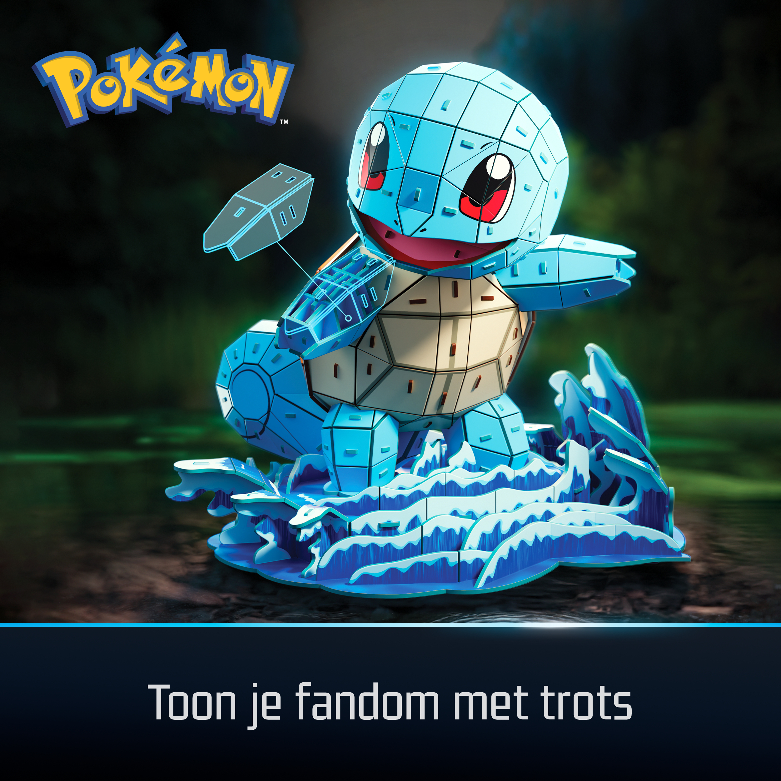 4D Build - Pokémon Schiggy