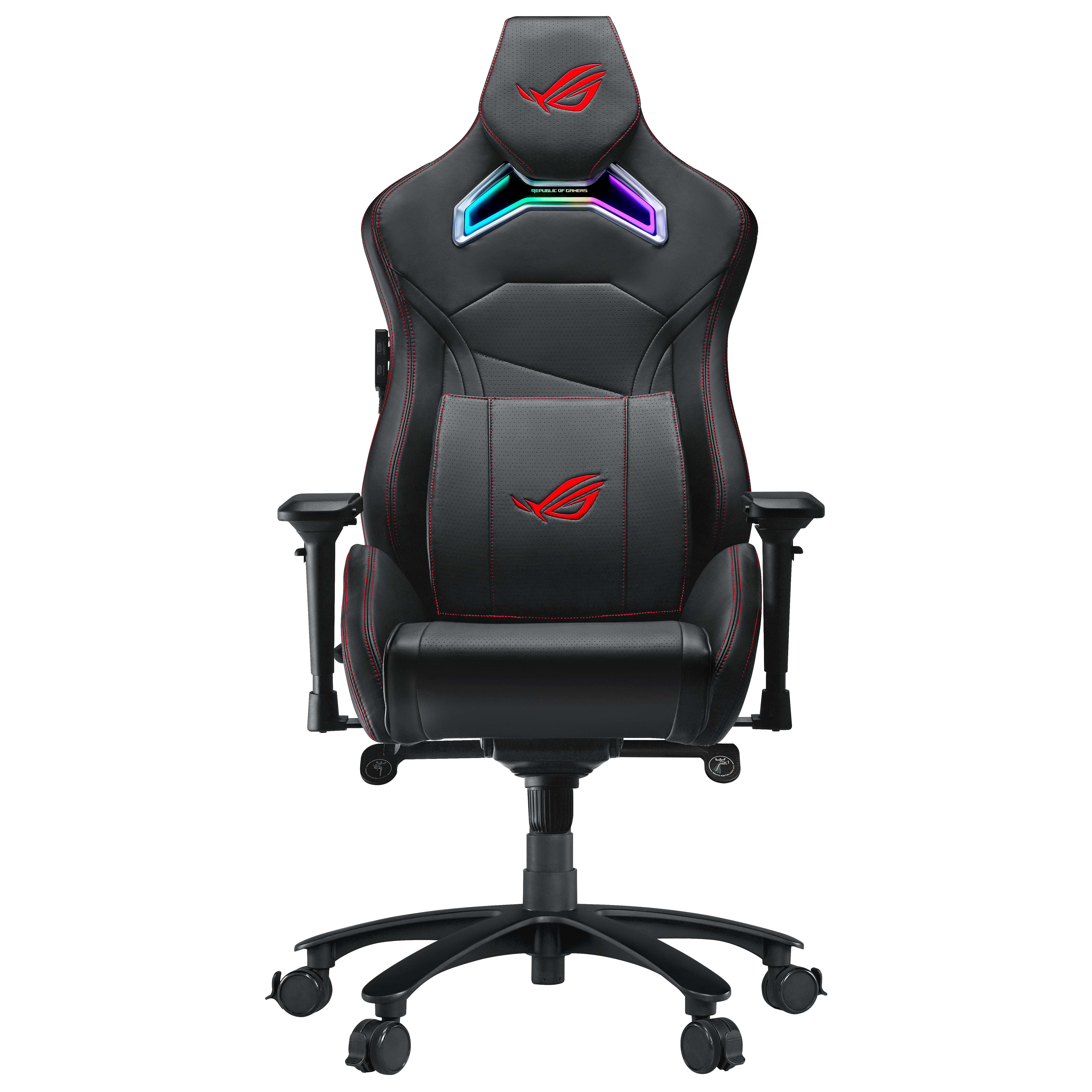 ASUS ROG Chariot X Gaming-Stuhl - Aura RGB Beleuchtung, 4D-Armlehnen, Schwarz