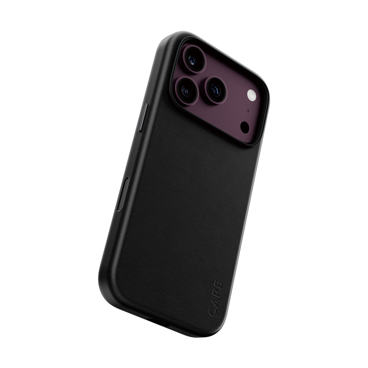 CARE™ by PanzerGlass® Solo Vegan Leather Case Blac