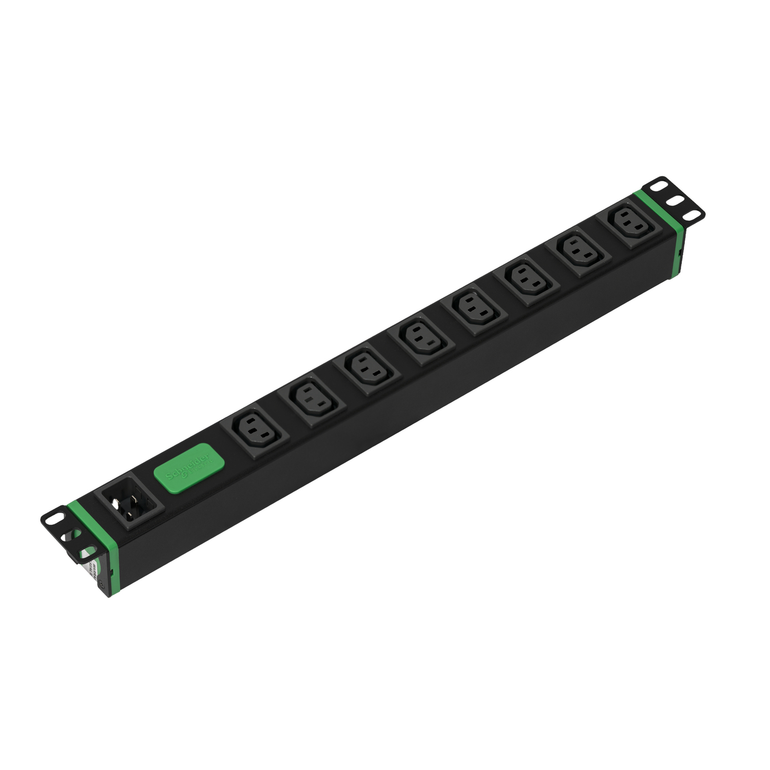 APC Easy Rack PDU Basic horizontal 1-phasig 3,7 kW 230 V 16 A 8 x C13-Steckdosen IEC60320 C20-Eingang