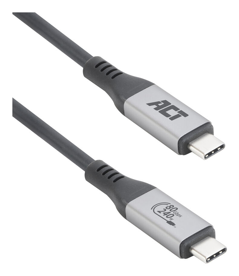 USB4® 80Gbps Thunderbolt™5 cable 240W USB Type-C®, USB-IF certified, 1.5 meters