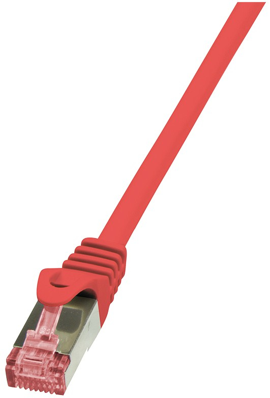 Logilink Patch Cable Cat.6 S/FTP red 1,50m, PrimeLine