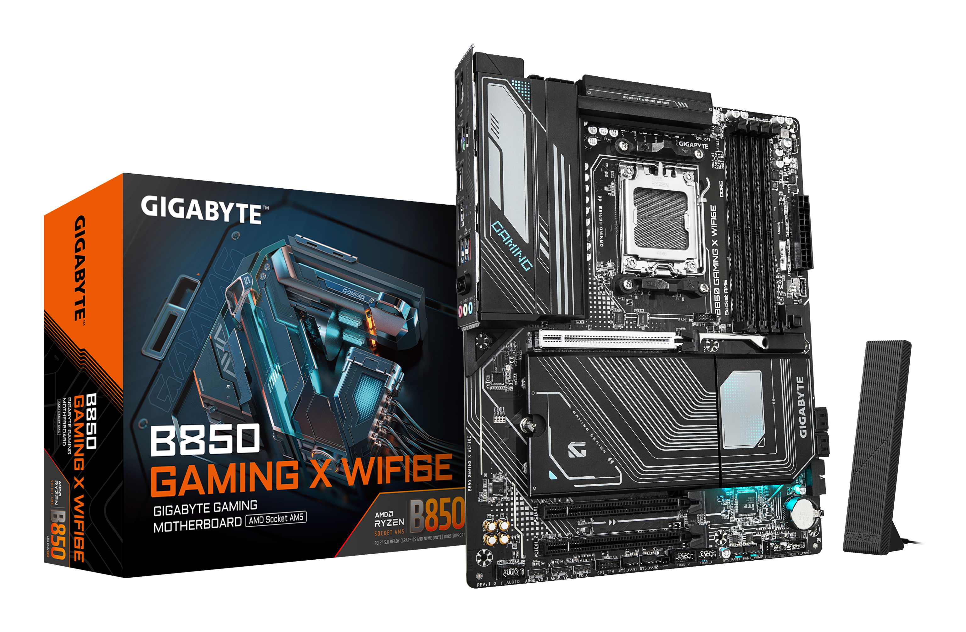 GIGABYTE B850 GAMING X WIFI6E Bundkort