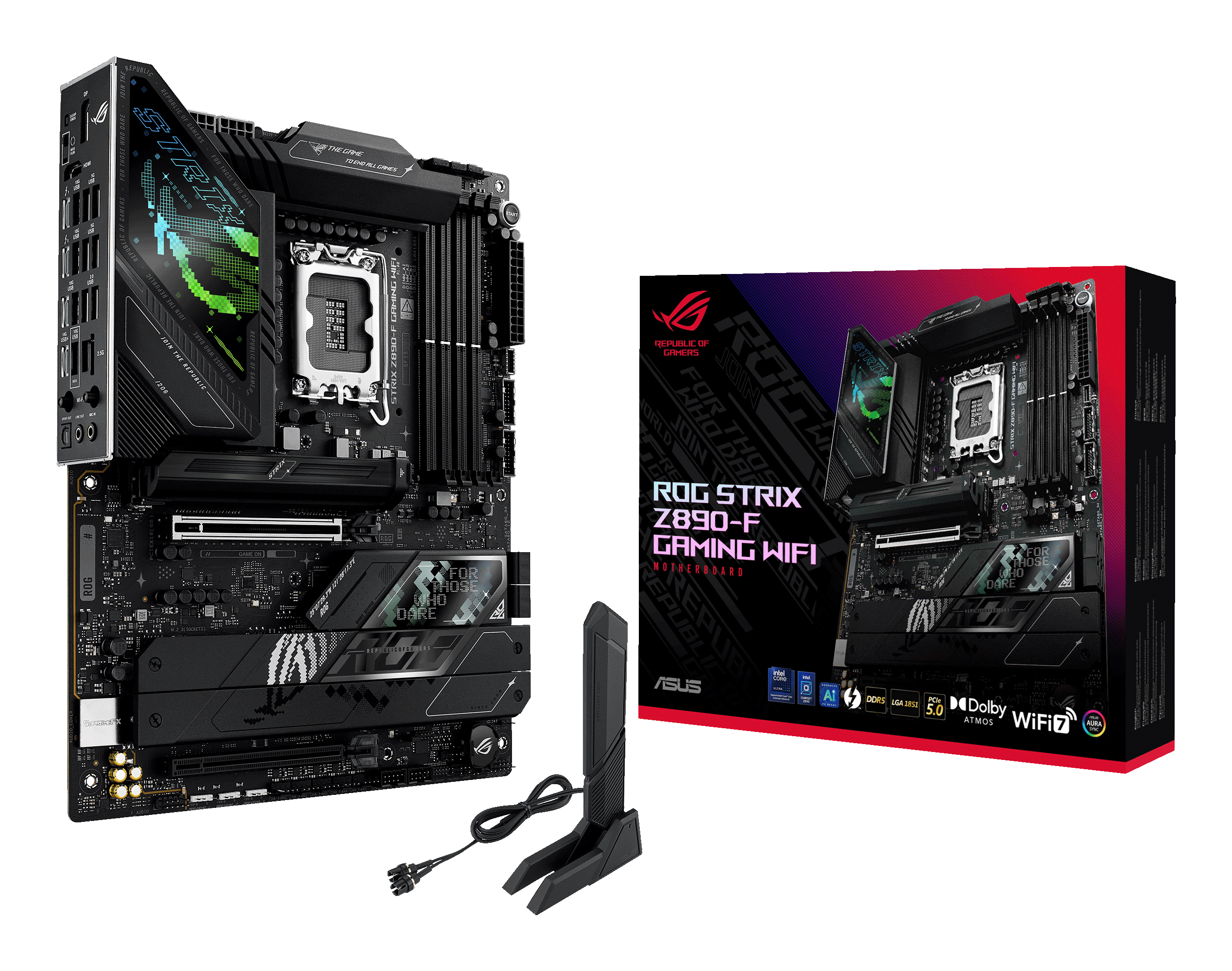 ASUS ROG STRIX Z890-F GAMING WIFI ATX LGA1851 sokkel Intel Z890