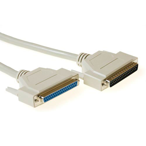 2 metre Serial 1:1 connection cable 37 pin D-sub male - 37 pin D-sub female