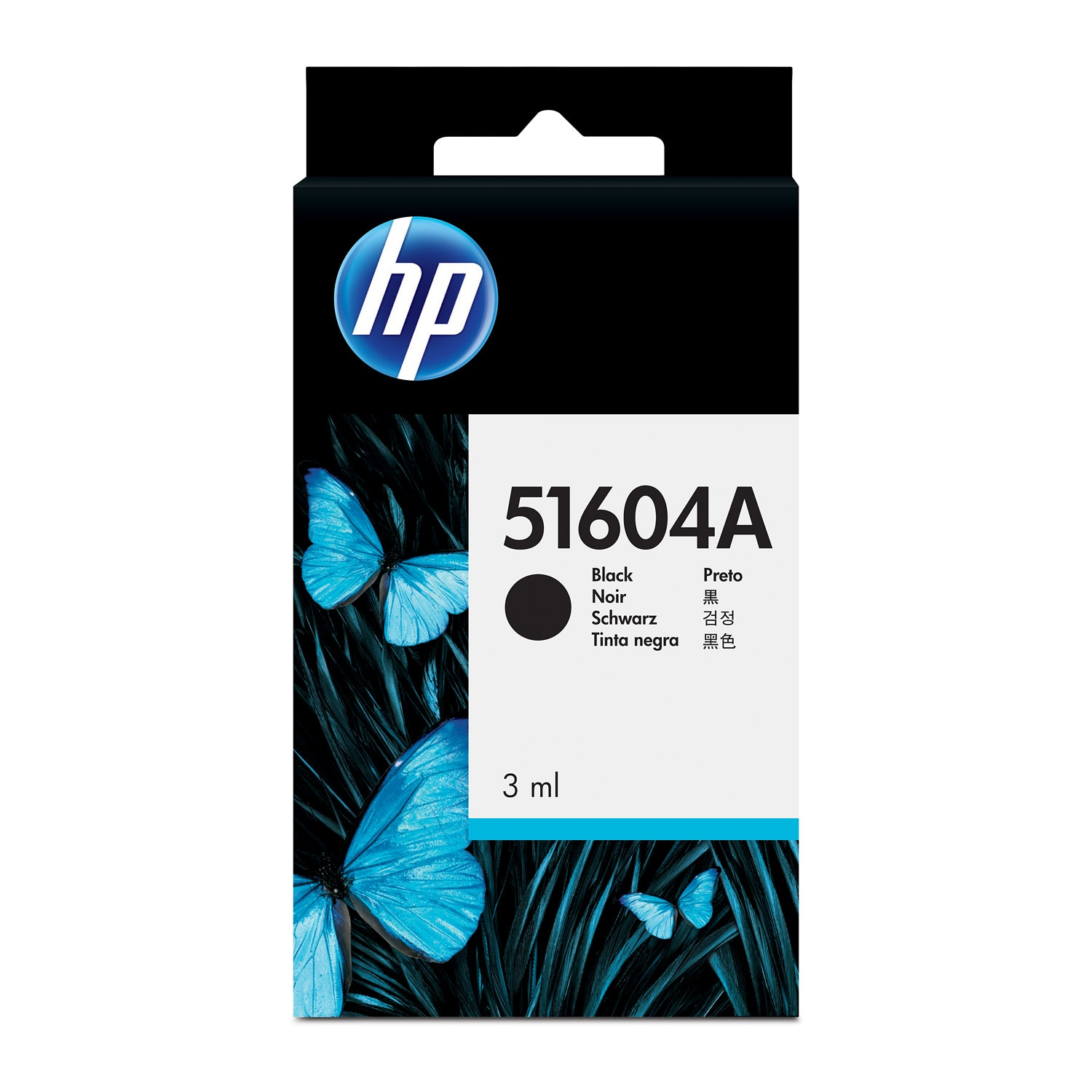 HP Sort 750.000 tegn Blæk 51604A