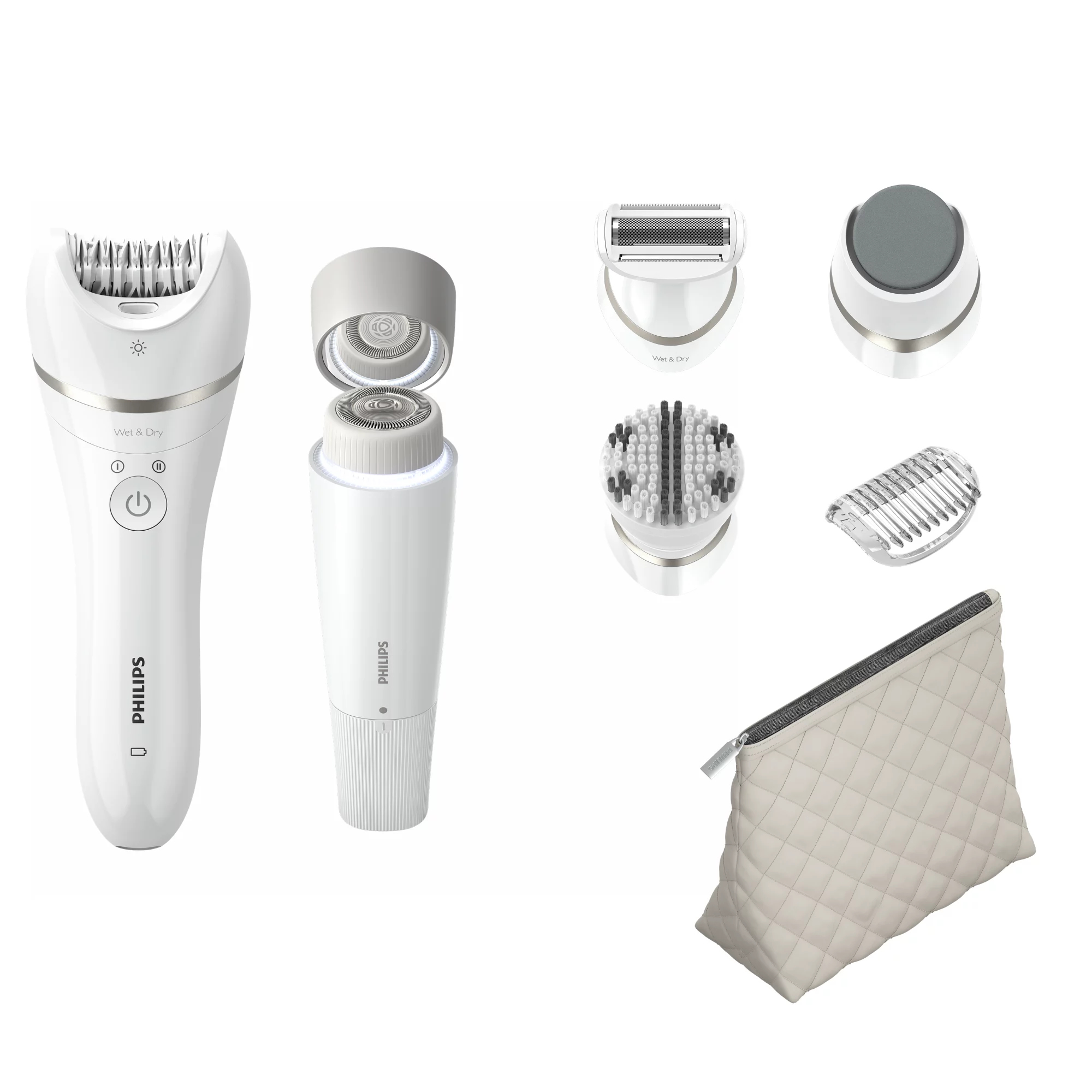 Philips 9000 Series BRE770 Epilator Hvid