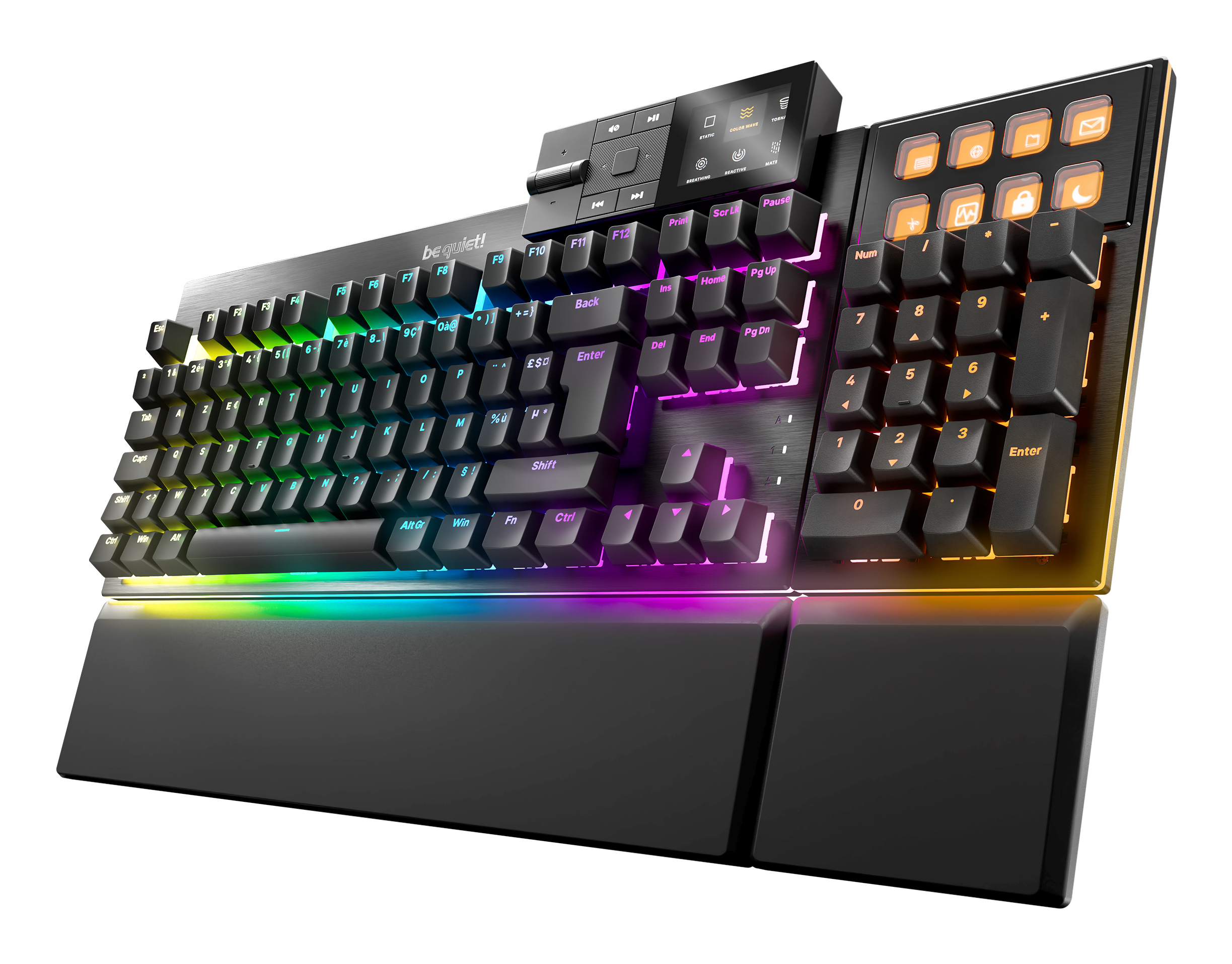 be quiet! Dark mount Silent Linear Gaming Tastatur USB FR