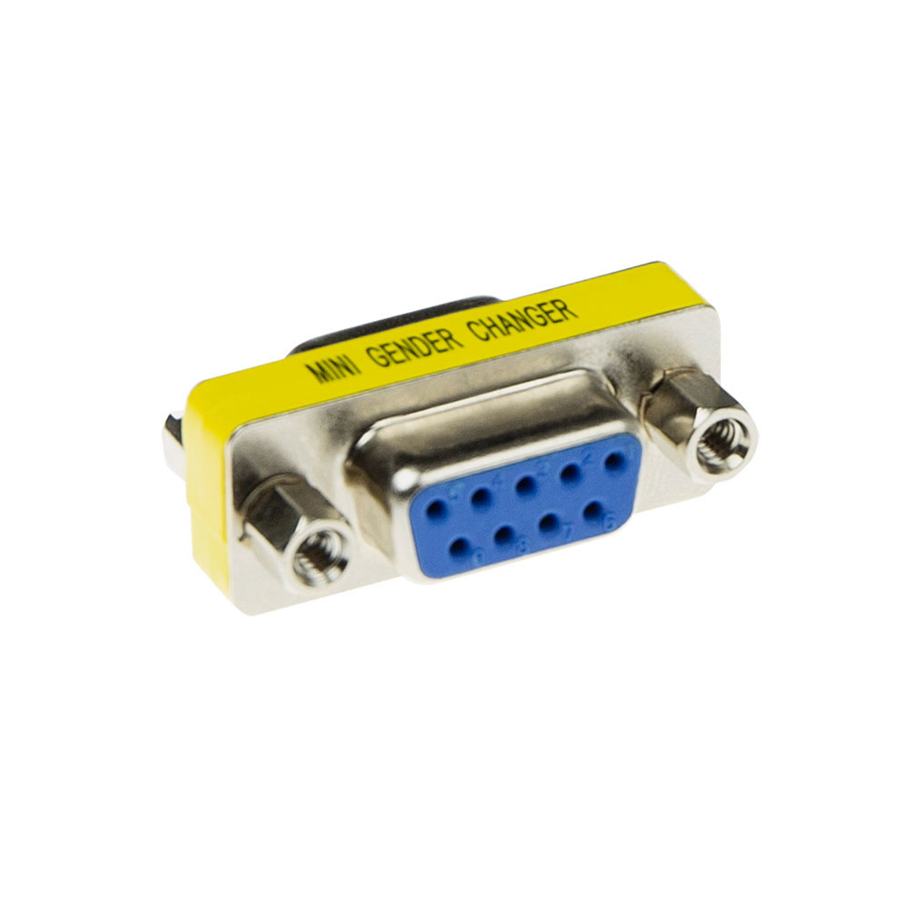 D-sub Adapter 9 pole Female to 9 pole Female