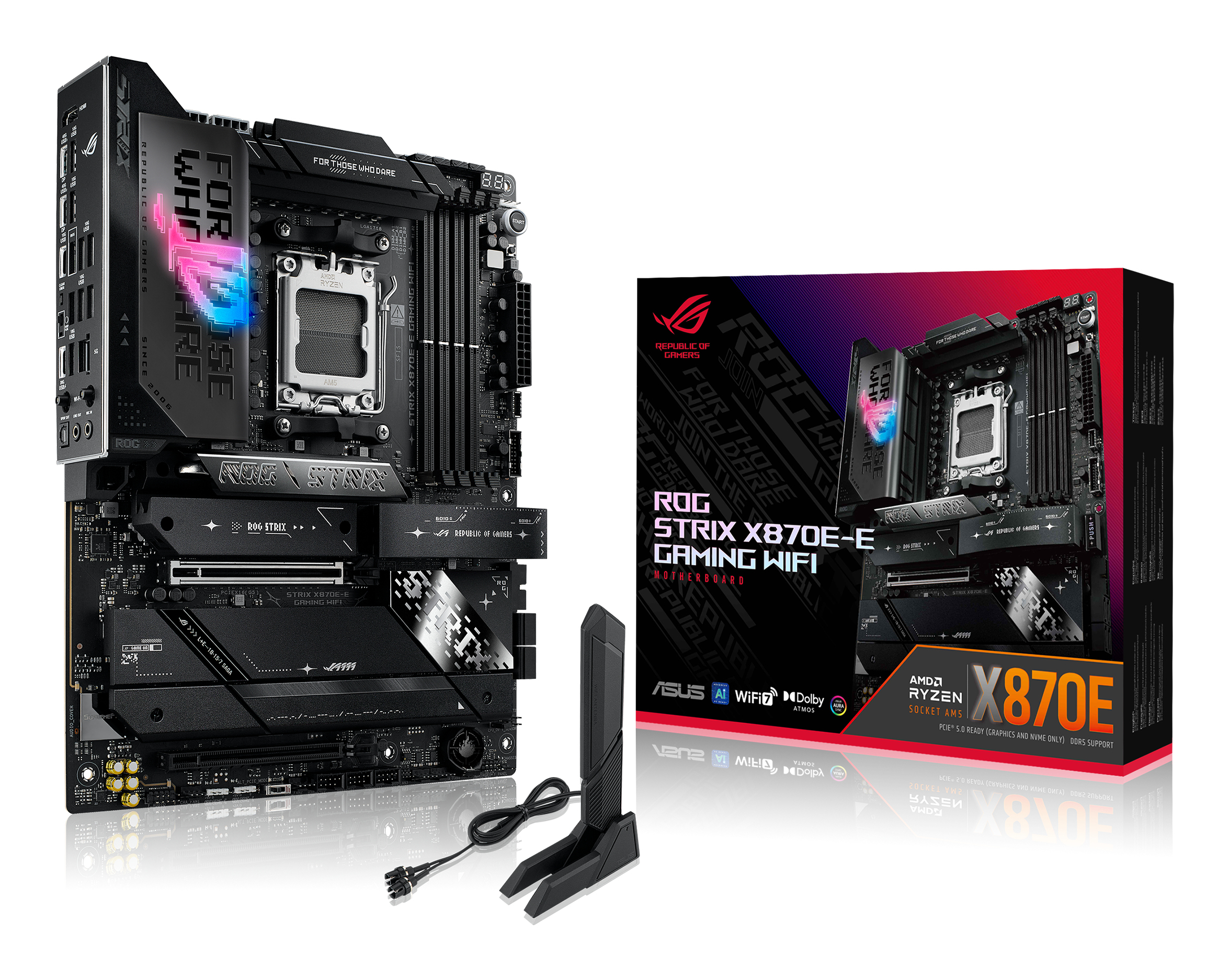 ASUS ROG STRIX X870E-E GAMING WIFI (ATX, X870E, AM5, DDR5)