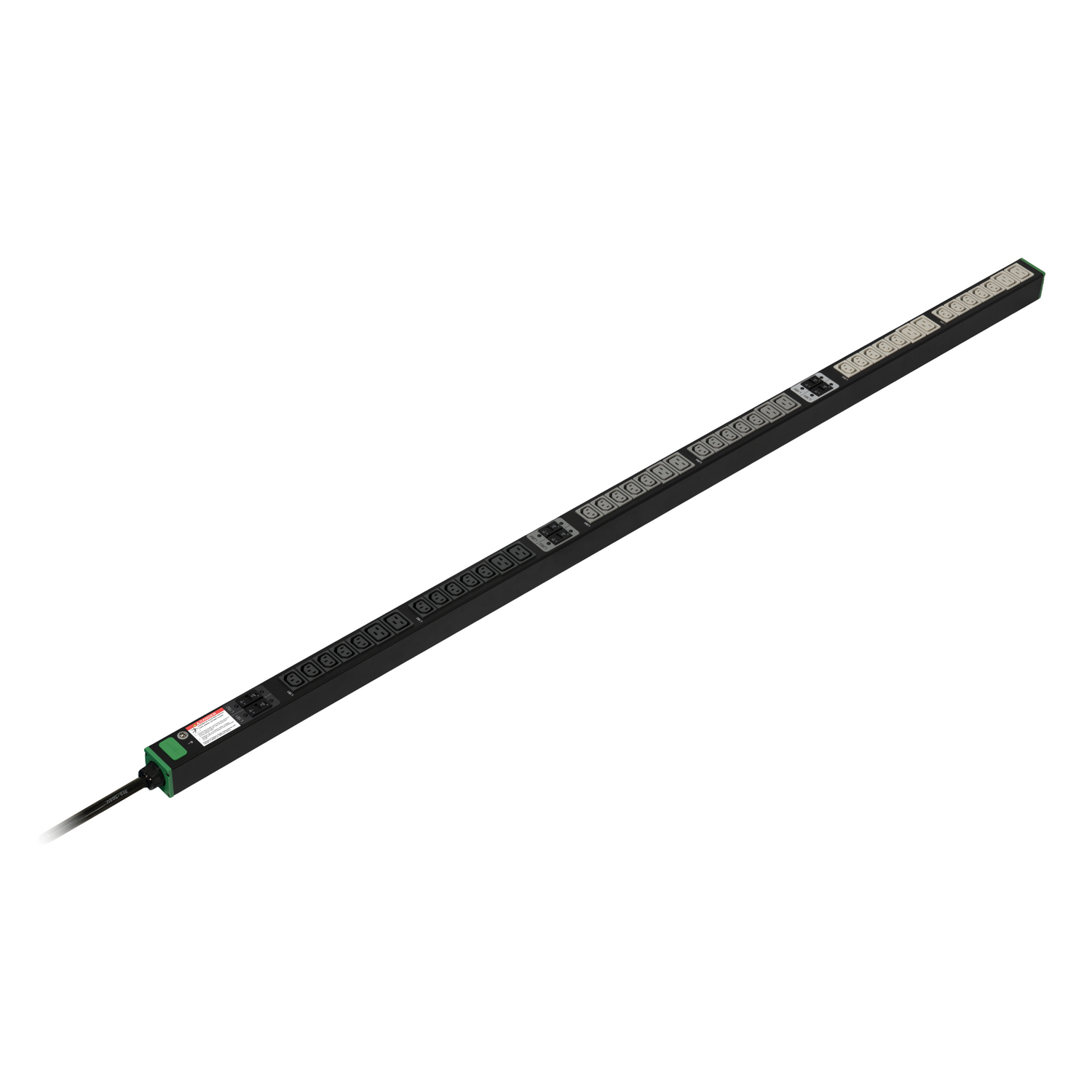 APC Easy Rack PDU Basic vertikal 3-phasig 22 kW 400 V 32 A 30 x C13- und 12 x C19-Steckdosen IEC 60309 32 A 400 VAC 3P+N+PE