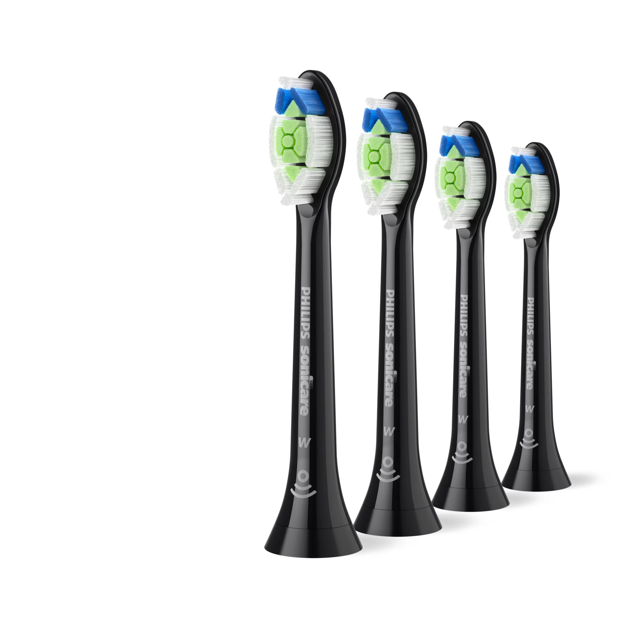 Philips Sonicare W2 Optimal White HX6064 Ekstra tandbørstehoved 4 Sort