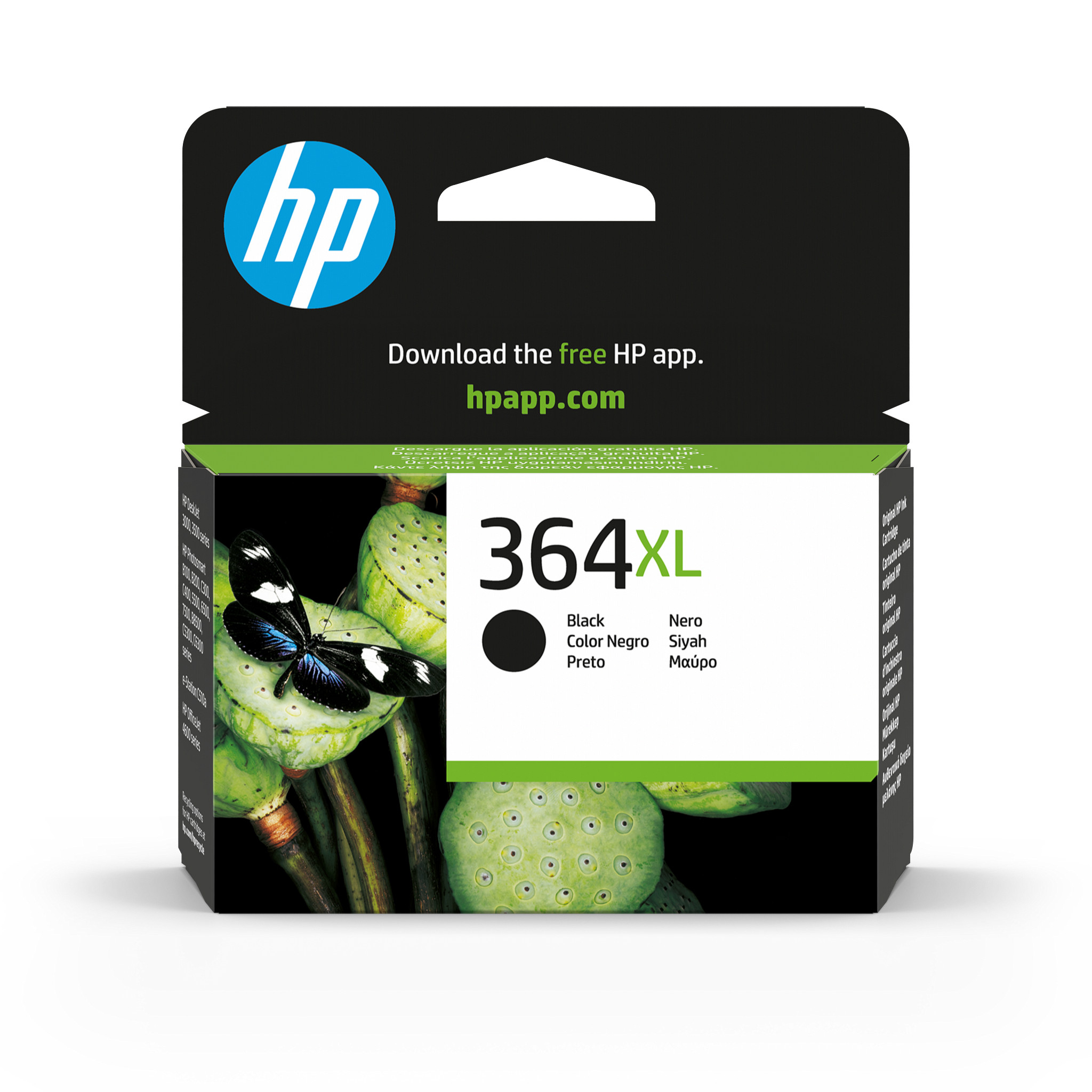 HP 364XL - Højtydende - sort - origina