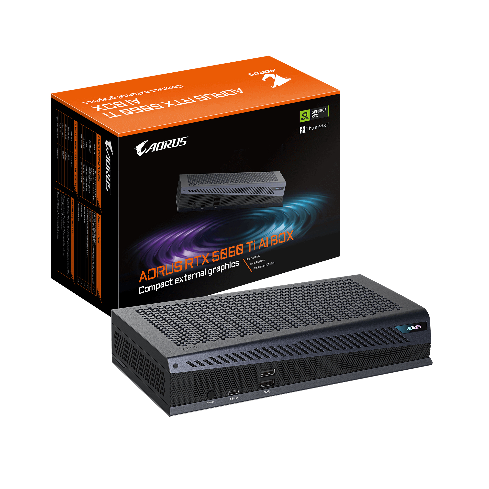 GK Gigabyte GeForce RTX 5060Ti, 16GB AI BOX