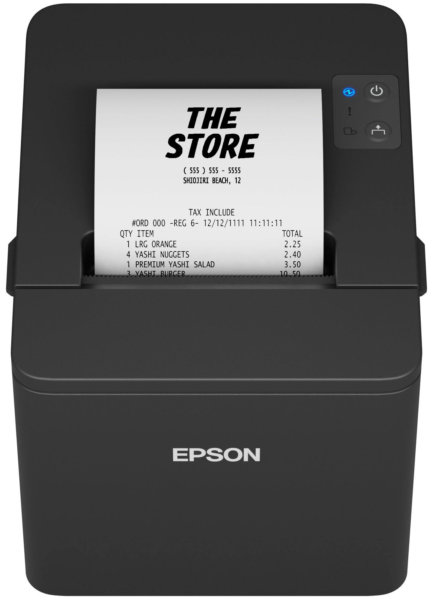 Epson TM-T20IV(102):USB+Serial+Ether ,PS,Blk,EU