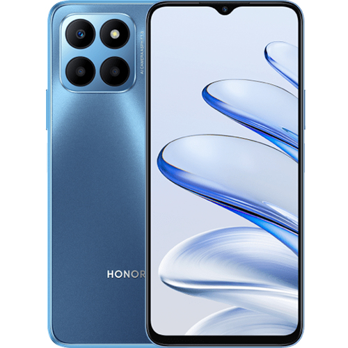 Honor 70 Lite - 5G smartphone - dual-SIM - RAM 4 GB / Intern hukommelse 128 GB - Oceanblå
