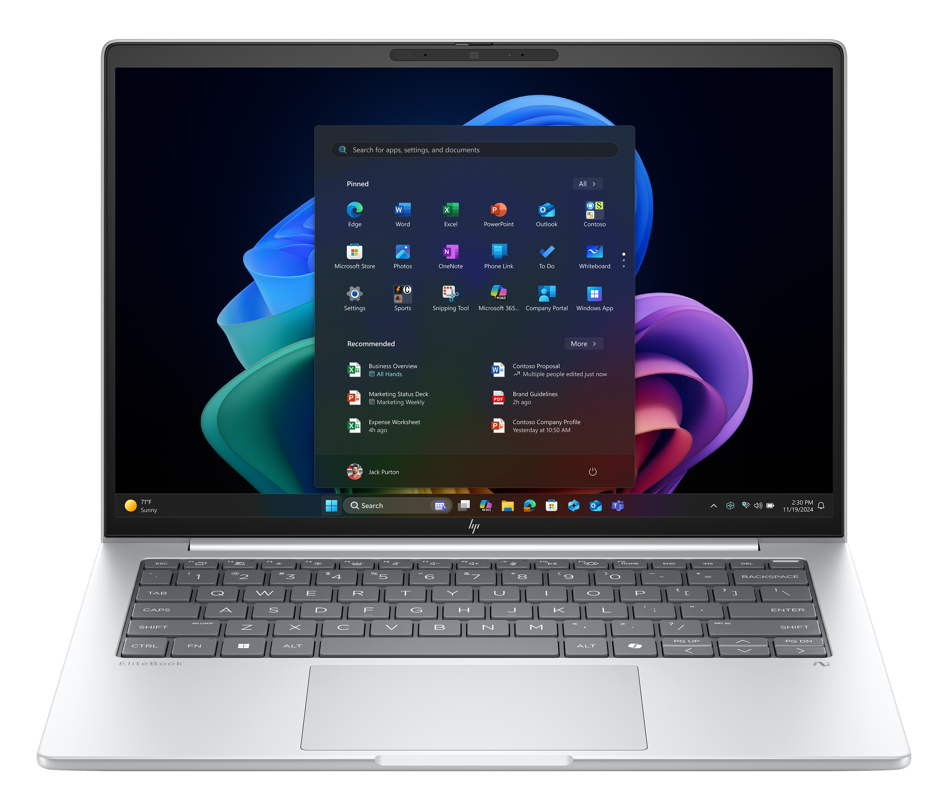 HP EliteBook 8 G1a AMD Ryzen AI 5 340 35.56cm 14Zoll 2.5K 32GB 512GB/SSD W11P SmartBuy 3J Gar (DE)