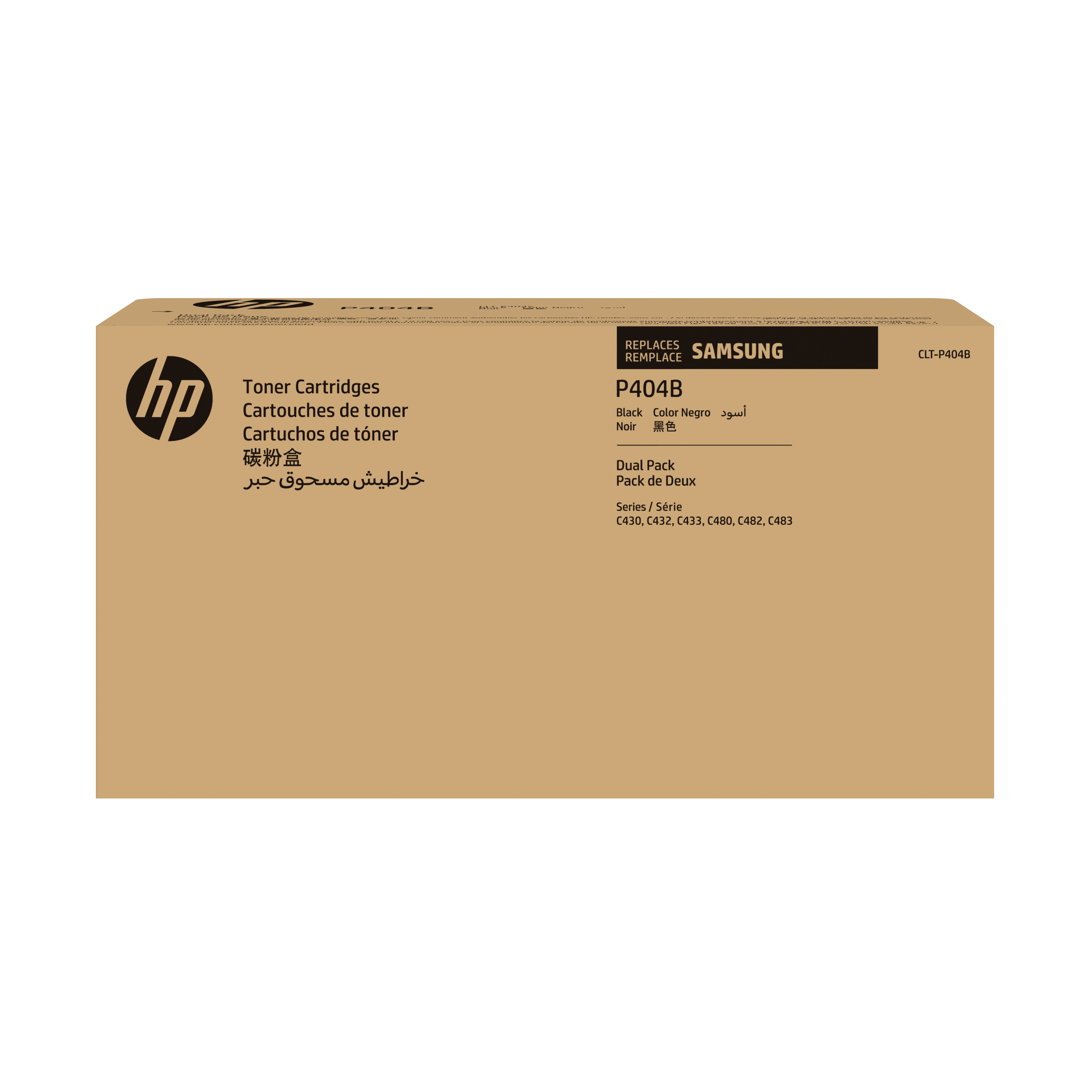 Samsung CLT-P404B - 2 pakker - sort -