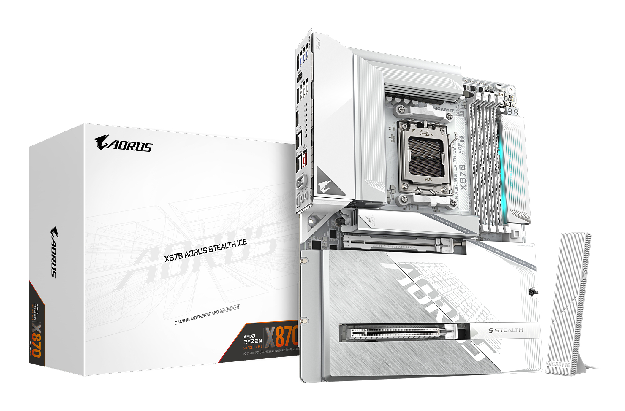 MK Gigabyte X870 AORUS  STEALTH ICE