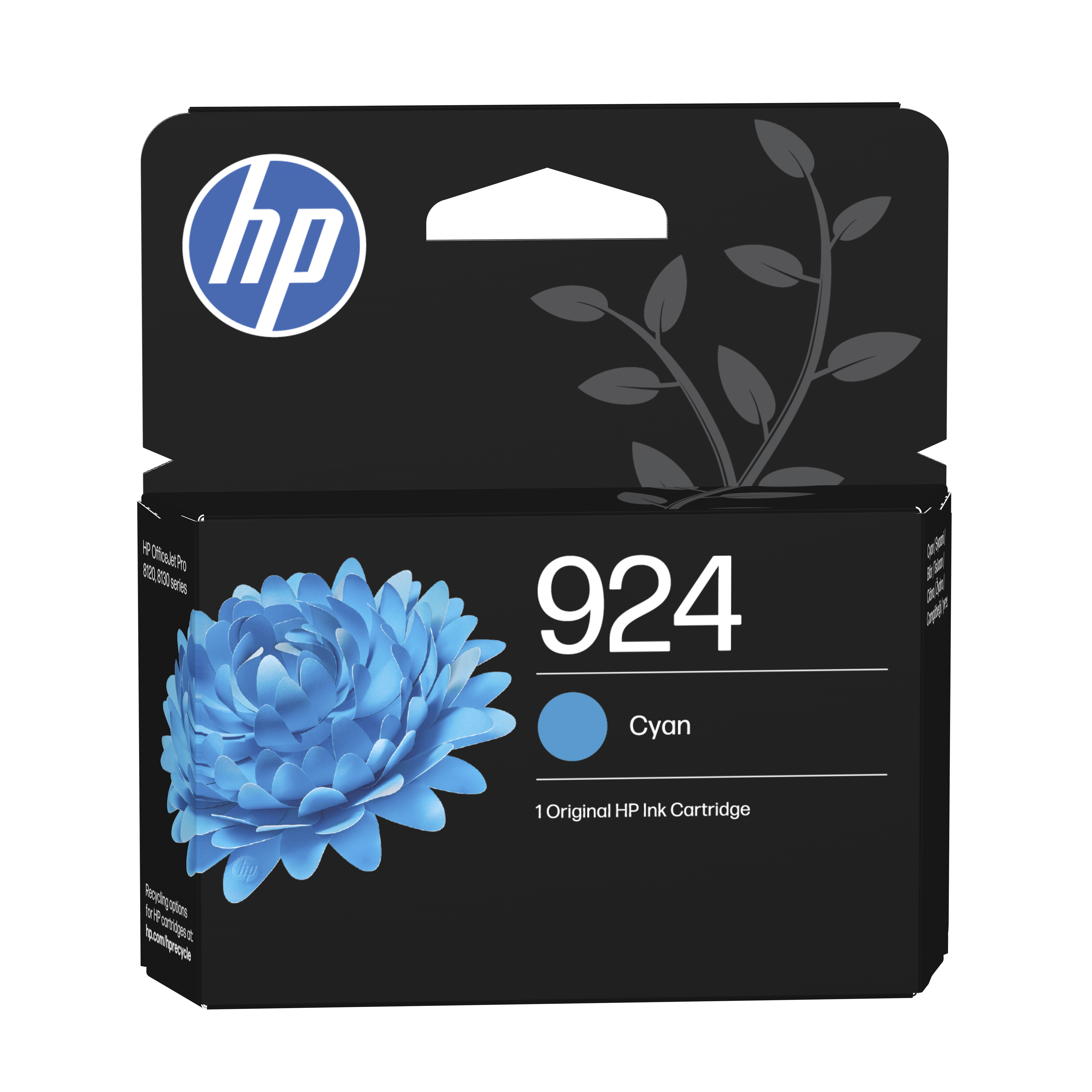 HP 924 - cyan - original - Officejet -