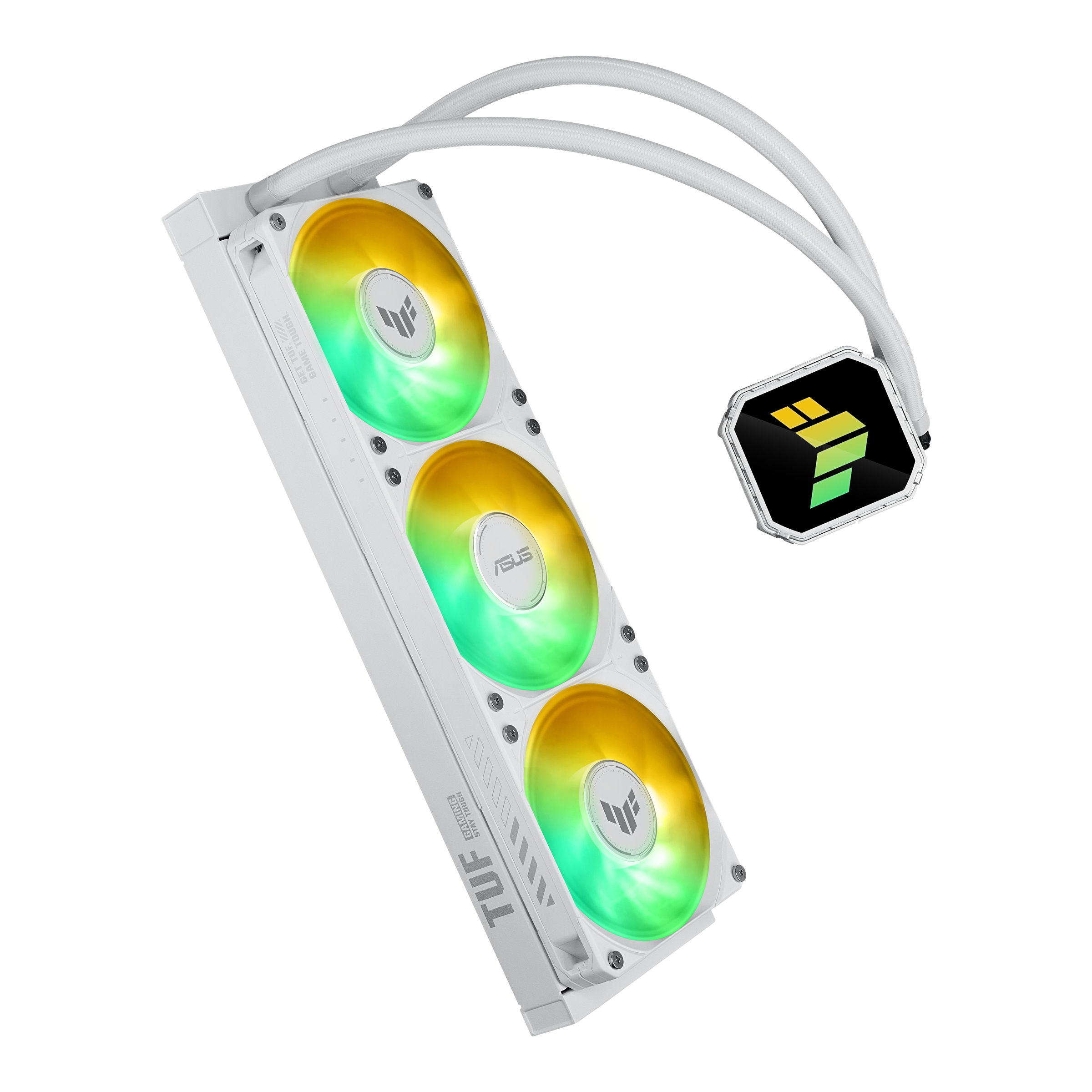 ASUS TUF GAMING LC III 360 Addressable RGB AiO Liquid Cooler White Edition